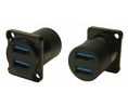 Adapter, Gerade, Polyamid 6, USB-A 3.0-Buchse - USB-A 3.0-Buchse